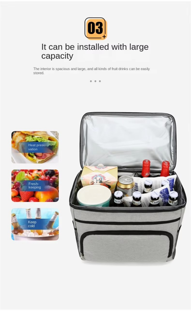 Wholesale Insulated Waterproof Outdoor Picnic Cooler Shoulder Bag display