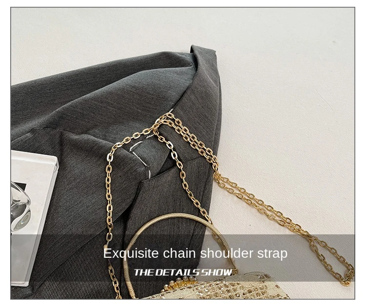 Wholesale Luxury PU Flower Pattern Clutch Bag Chain Shoulder Strap
