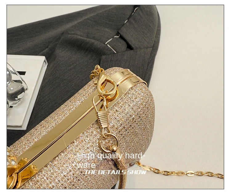 Factory Luxury Dinner Parties Ladies Evening Hand Bags Hardware Bayonet