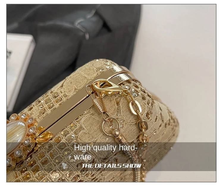 Wholesale Luxury PU Flower Pattern Clutch Bag Frame