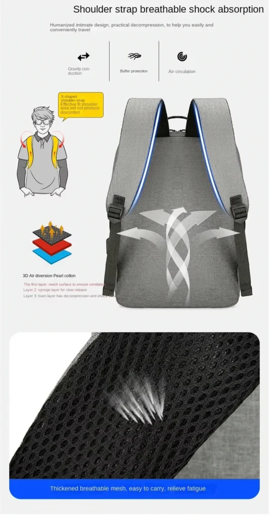 Custom Logo Business Laptop Backpack - B2B Corporate Promotional Item Air Backpack