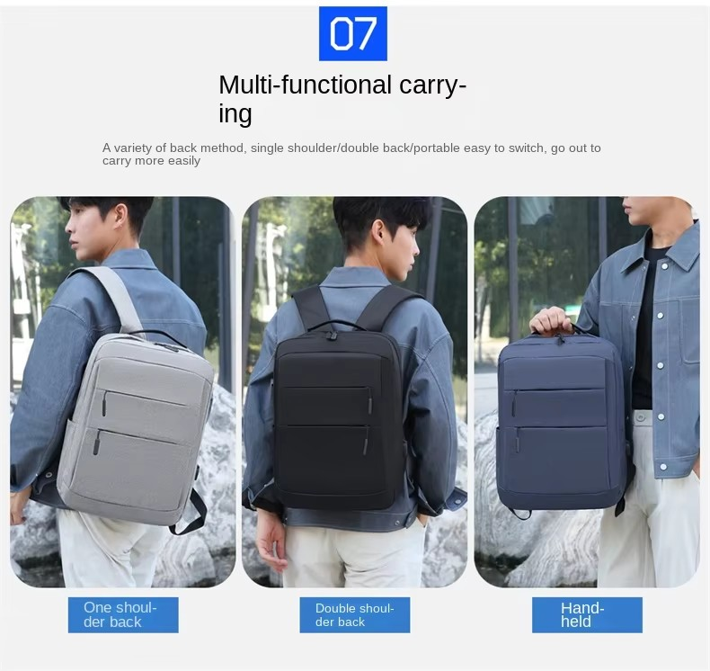 colors Waterproof Laptop Backpack with USB: Custom LOGO, Wholesale