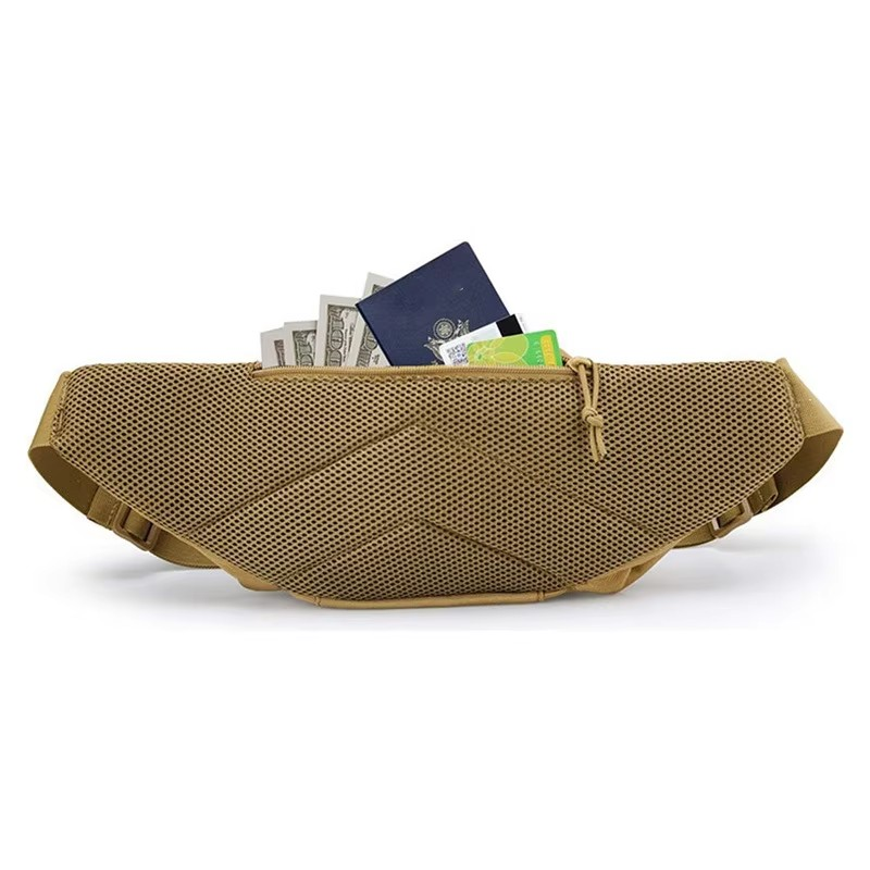 back view Multifunctional Belt Bag: Waterproof Oxford Sports Running