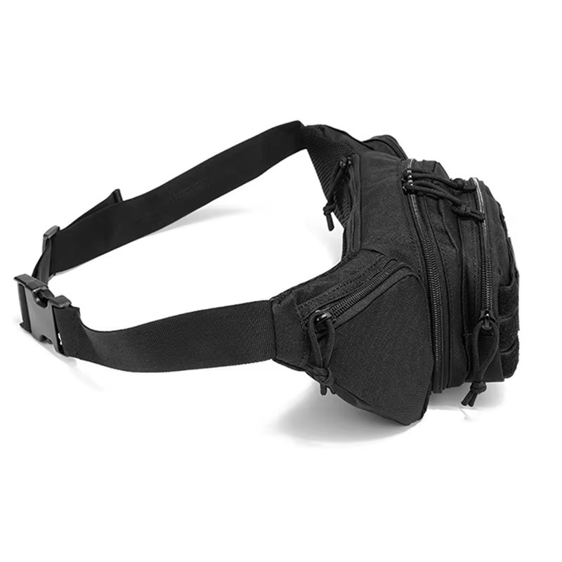 side view Multifunctional Belt Bag: Waterproof Oxford Sports Running