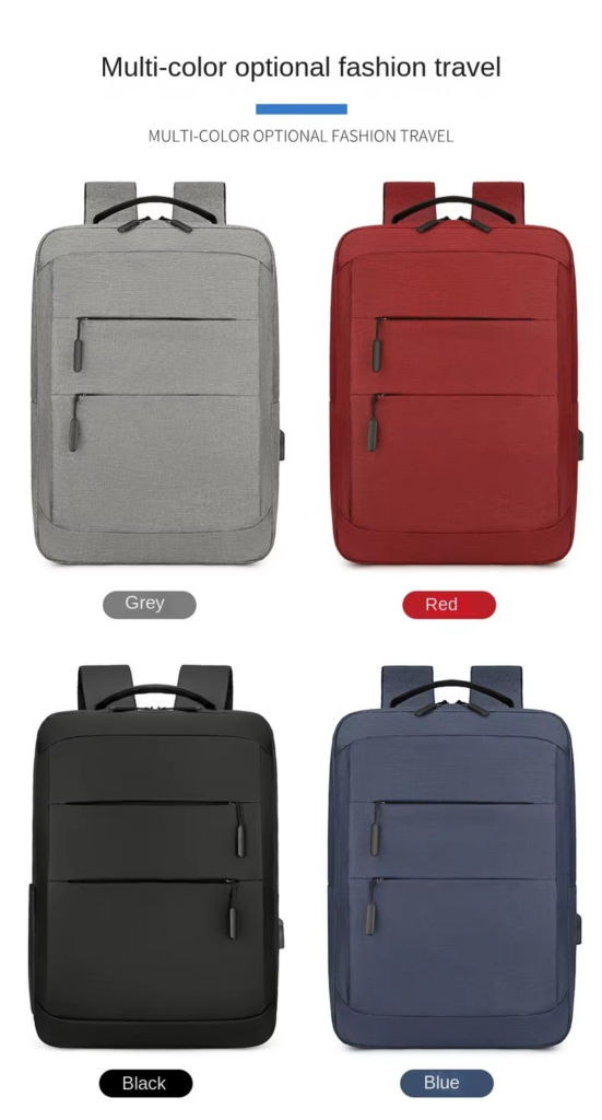 the colors Waterproof Laptop Backpack with USB: Custom LOGO, Wholesale