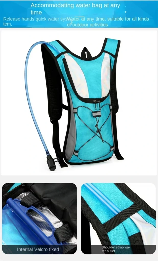 Lightweight Unisex Hydration Backpack (Reflective Strip) - Cycling water bag