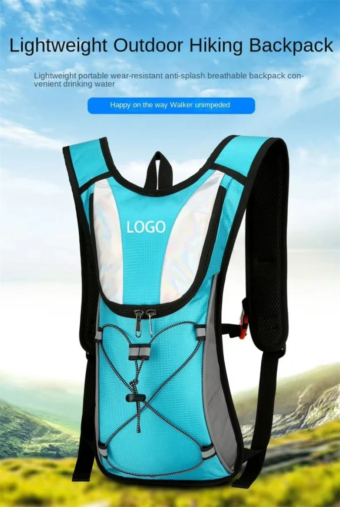 lightweight Product name Unisex Outdoor Reflective Strip Hydration Backpack Lightweight Bicycle Cycle Backpack Water Cycling Hiking Sports Travel Model number 7036 Size 23*7*43cm (9.06*2.76*16.93 Inches) Color Multiple-options Material Waterproof Nylon MOQ Customised LOGO 50 Pieces Key words hydration pack backpack cycling cycling running sport backpack backpack reflective strip cycling running hiking sports cycling backpack sport travel unisex outdoor hydration backpack bicycle and cycle backpack for running running water backpack running backpacks lightweight
