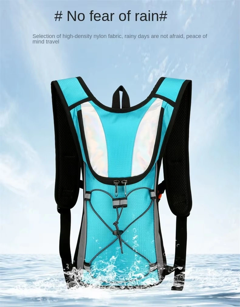 water-proof Product name Unisex Outdoor Reflective Strip Hydration Backpack Lightweight Bicycle Cycle Backpack Water Cycling Hiking Sports Travel Model number 7036 Size 23*7*43cm (9.06*2.76*16.93 Inches) Color Multiple-options Material Waterproof Nylon MOQ Customised LOGO 50 Pieces Key words hydration pack backpack cycling cycling running sport backpack backpack reflective strip cycling running hiking sports cycling backpack sport travel unisex outdoor hydration backpack bicycle and cycle backpack for running running water backpack running backpacks lightweight