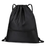 Wholesale Custom Drawstring Backpack black