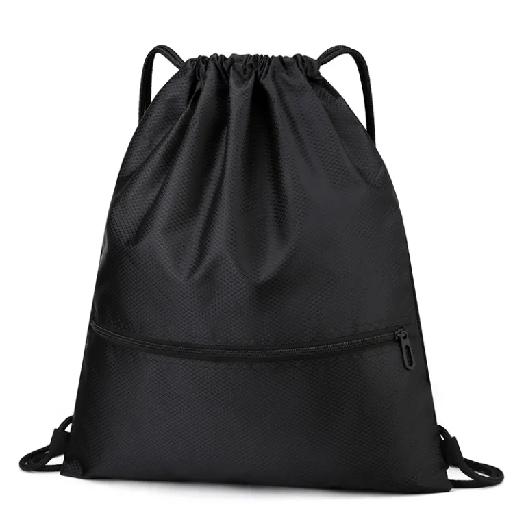 Wholesale Custom Drawstring Backpack black