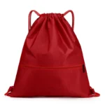 Wholesale Custom Drawstring Backpack red