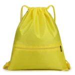 Wholesale Custom Drawstring Backpack yellow