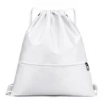Wholesale Custom Drawstring Backpack white