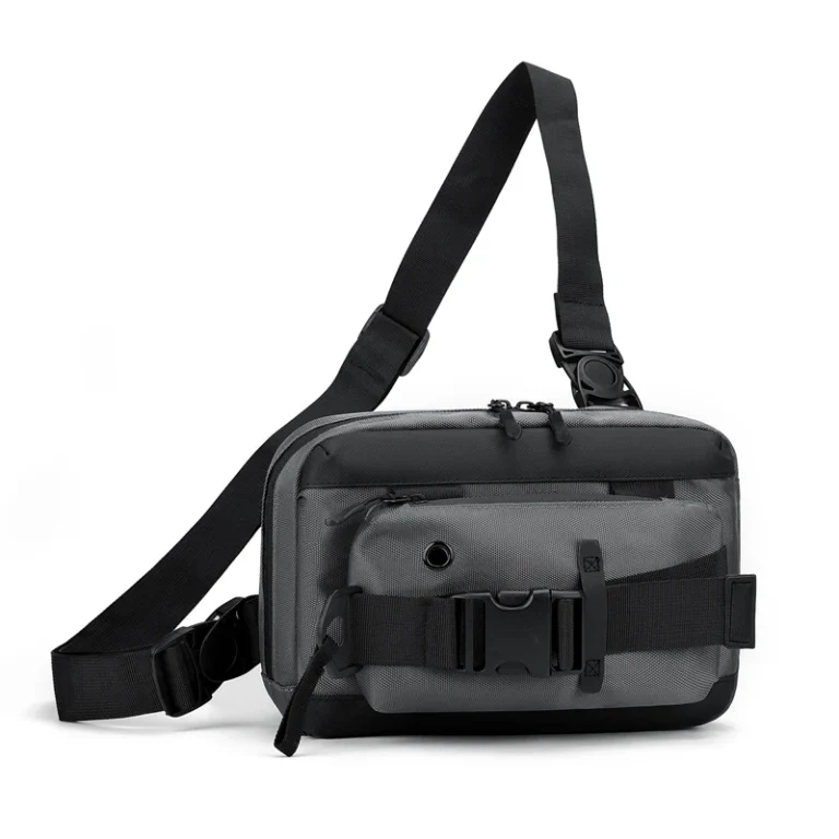 Grey Factory Men's Waterproof Nylon Tactical Fanny Pack