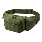 green Multifunctional Belt Bag: Waterproof Oxford Sports Running