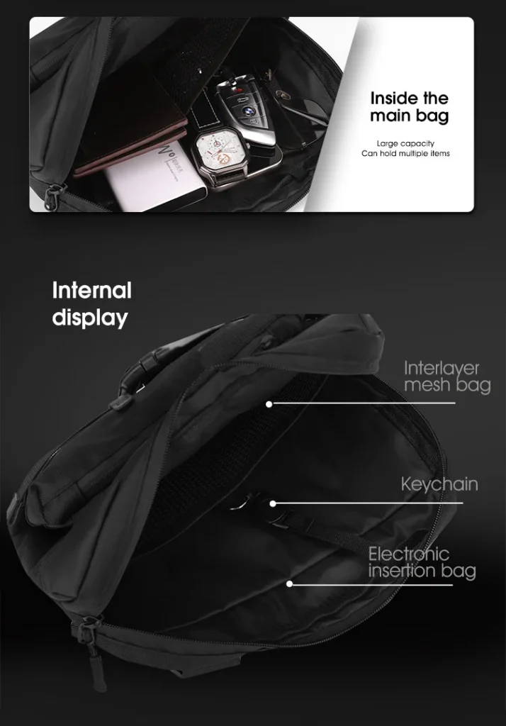 Pockets Factory Men's Waterproof Nylon Tactical Fanny Pack